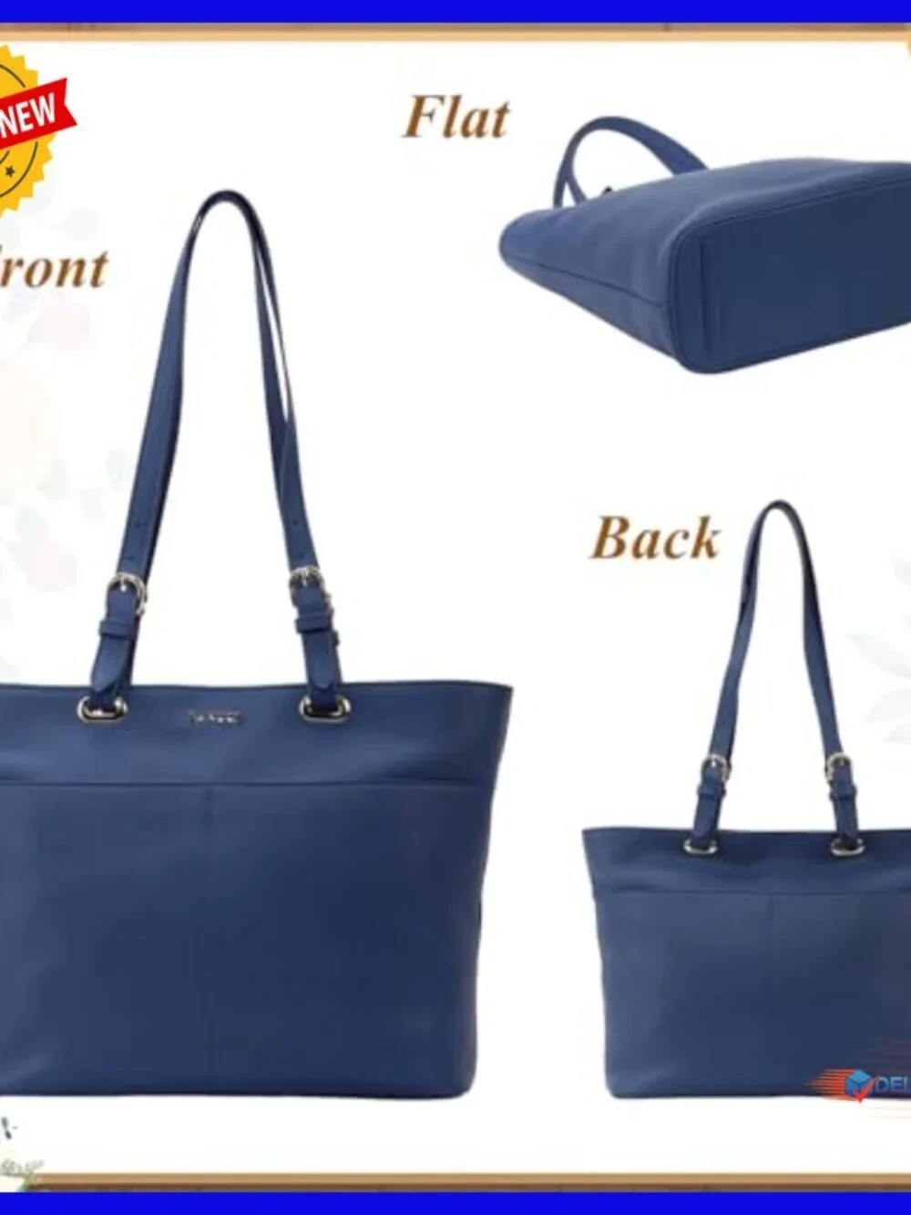 Large Leather Hobo Tote Bag with Adjustable Shoulder Strap